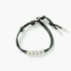 Abacus Single Wrap Bracelet Green