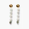 Amour Spiral Tiered Earrings Labradorite