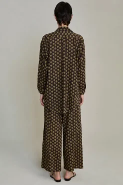 Astrid Block Print Set Brown