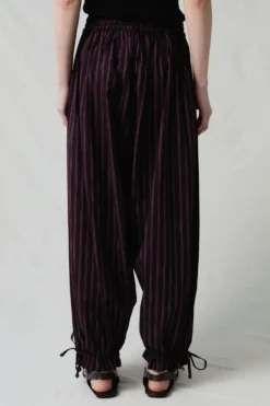 Balloon Pant Black Stripe