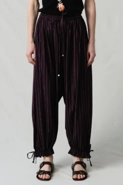 Balloon Pant Black Stripe