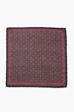Beaded Floral Bandana Sapphire