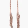 Beaded Skinny Scarf Pink Sand