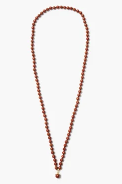 Bell Necklace Red Jasper