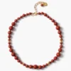 Bell Tower Necklace Red Jasper