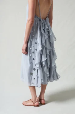 Bustle Dress Fog