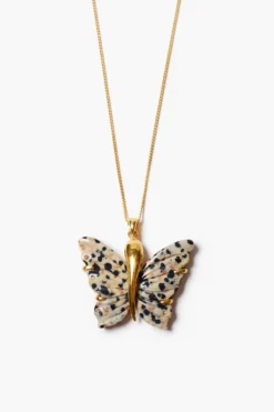 Butterfly Necklace Jasper