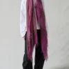Cashmere and Silk Scarf Barbados Cherry Burnout