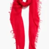 Cashmere and Silk Scarf Barbados Cherry