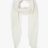 Cashmere and Silk Scarf Eggshell