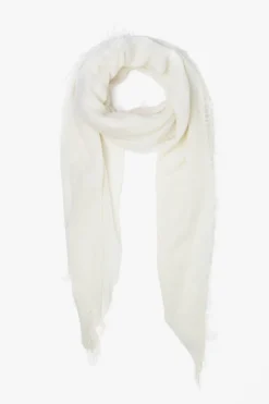 Cashmere and Silk Scarf Eggshell