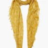 Cashmere and Silk Scarf Narcissus Dotted Paisley