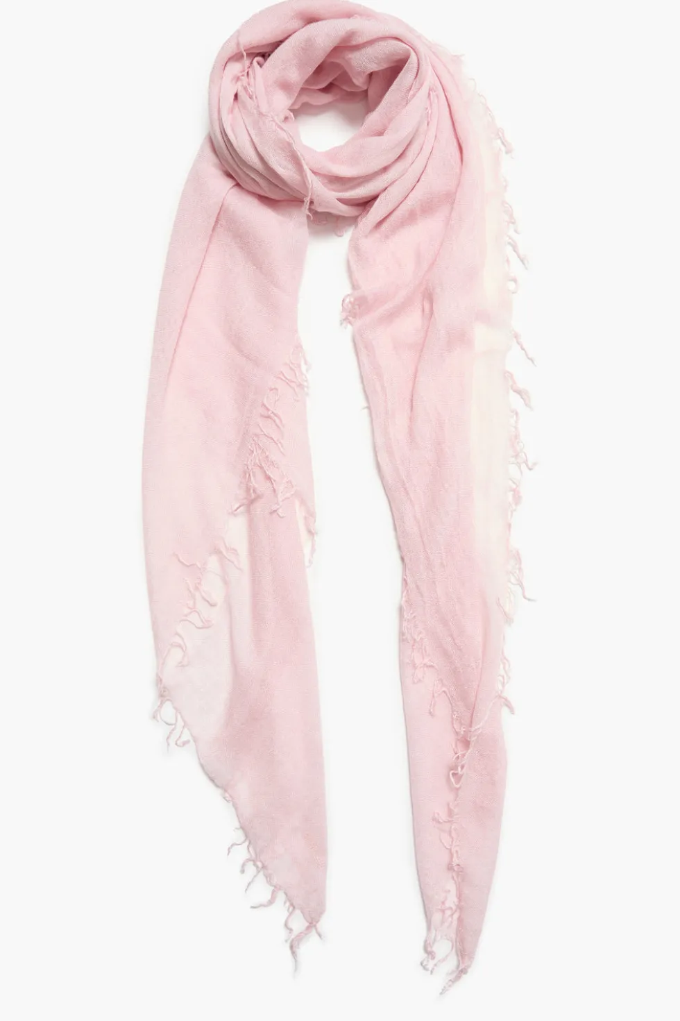 Cashmere and Silk Scarf Rose Water