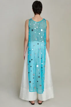 Chloe Sequin Tunic Turquoise