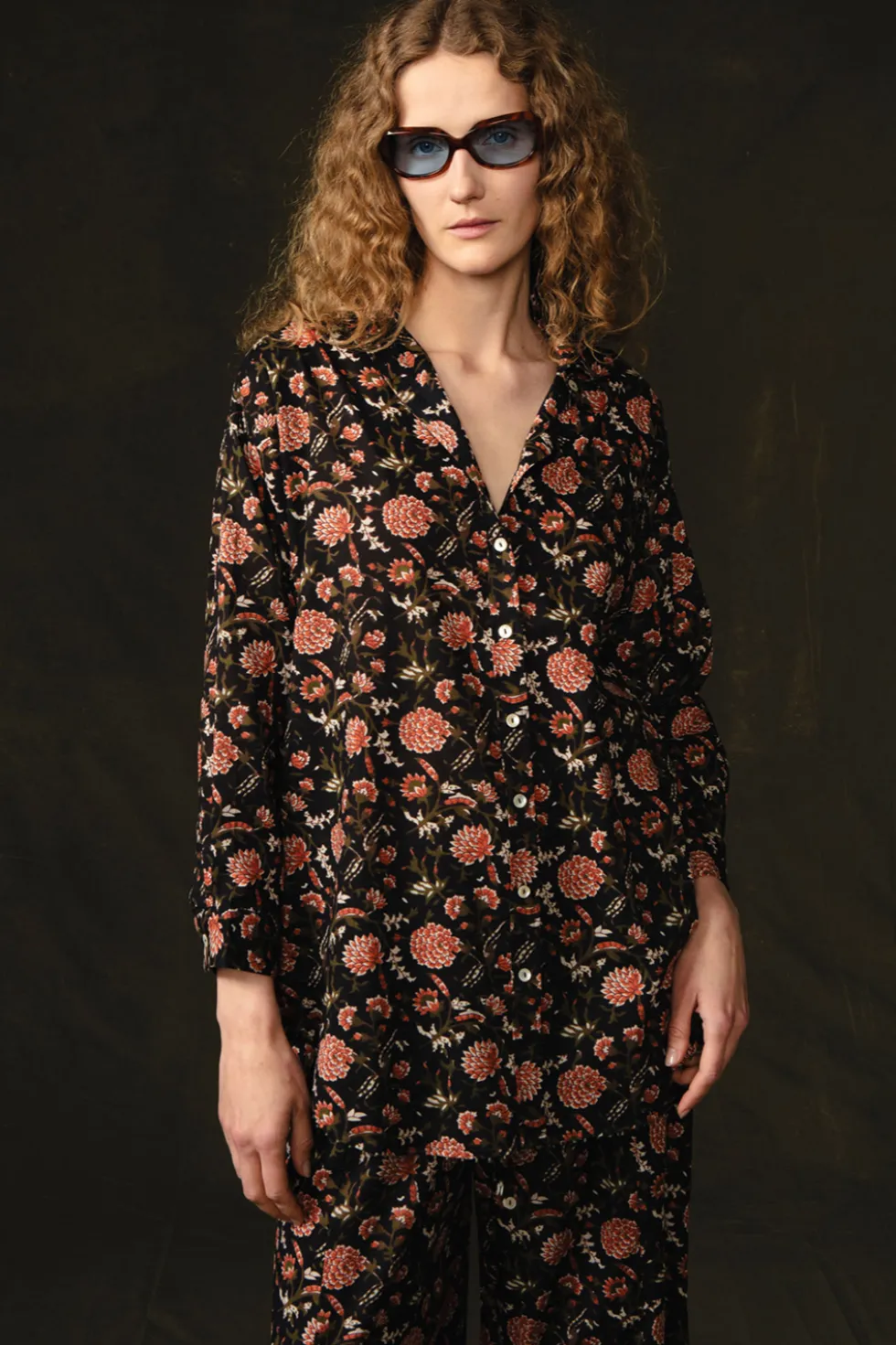 Chrysanthemum Printed Set Ink