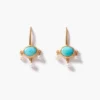 Della Drop Earrings Turquoise
