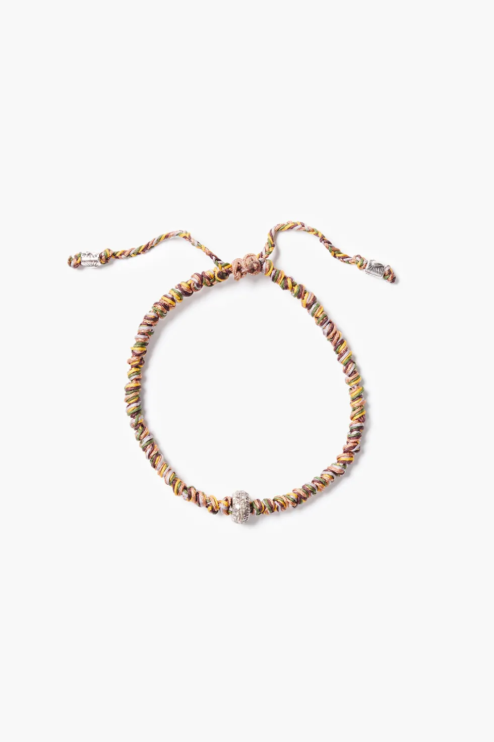 Diamond Pull-Tie Bracelet Multi