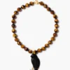 Dove Necklace Tiger's Eye