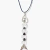 Fishbone Paracord Necklace Clear Quartz