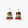 Flamenco Earrings Labradorite