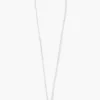 Horsebit Necklace Silver