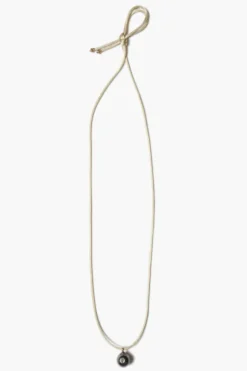 14k Bond Cord Necklace Tahitian Pearl