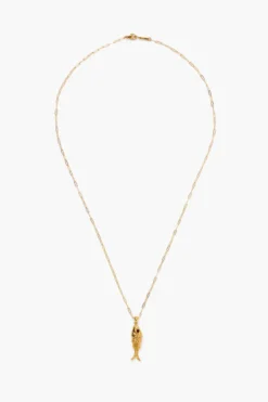 Koi Necklace Garnet