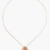 14k Temple Necklace Agate