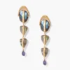 Labradorite Mix Rise Earrings