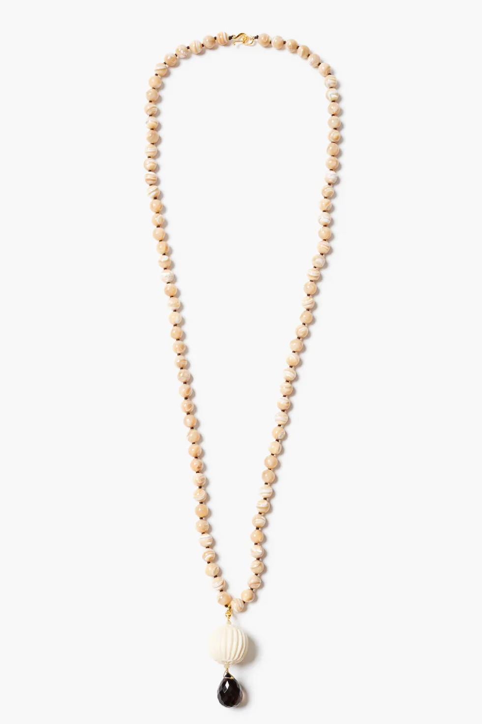 Lantern Necklace Natural MOP