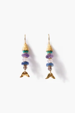Mini Orris Earrings Multi
