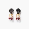 Nautilus Drop Earrings Black MOP