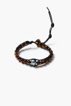 Nile Single Wrap Bracelet Tiger's Eye