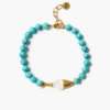 Orris Charm Anklet Turquoise