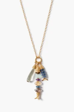 Orris Charm Necklace Multi