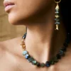 Orris Earrings Labradorite