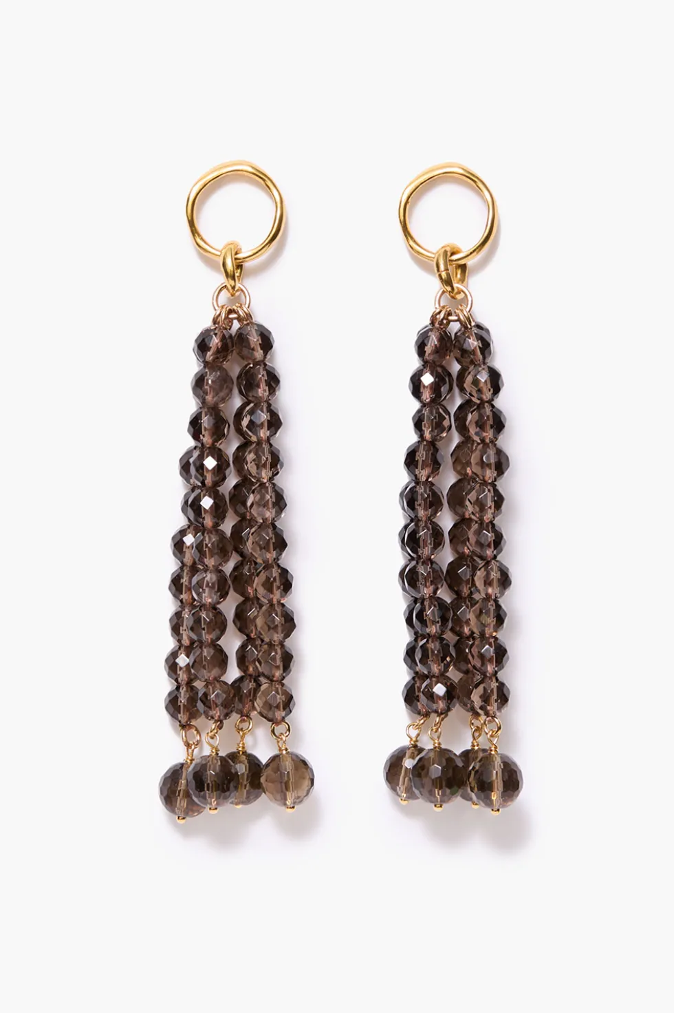 Pampille Earrings Smoky Quartz