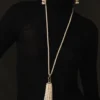 Pampille Necklace White Pearl