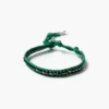 Paracord Single Wrap Bracelet Black Agate