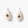 Pebble Earrings Peridot