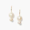 Phoebe Drop Earrings White Pearl