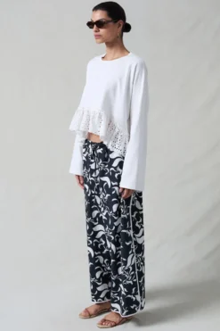 Poplin Track Pant Kona Print