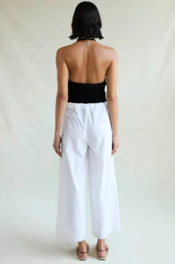 Ramona Poplin Pant White