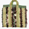 Recycled Market Bag Bronze Stripe