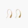 Serpentine Earrings Yellow Gold