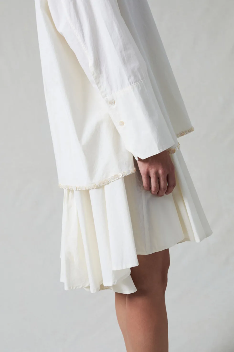 Shoelace Shirt Ivory