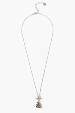 Summit Pendant Necklace Smoky Quartz
