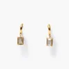 Tabby Hoop Earrings Labradorite