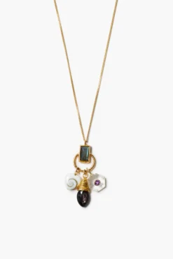 Trio Charm Necklace Multi