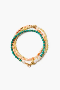 Trio Friendship Bracelet Set Malachite